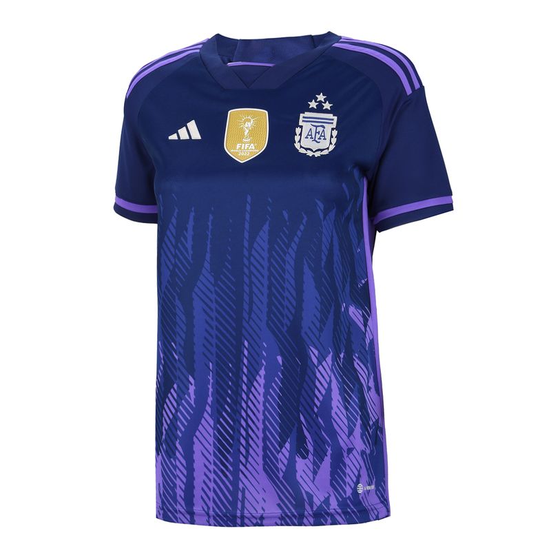 Camiseta Adidas Alternativa Mujer 3 Estrellas Seleccion Argentina