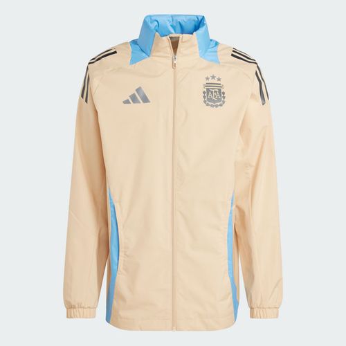 Campera Adidas All-Weather Seleccion Argentina 2024 Beige