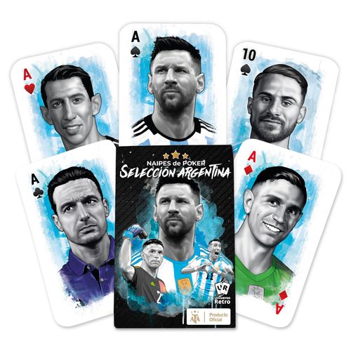 Juego Naipes Póker Selección Argentina