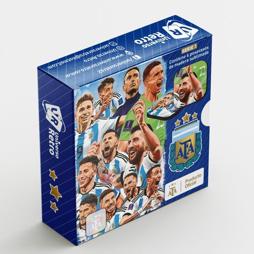 Posavasos "Serie 1" Selección Argentina