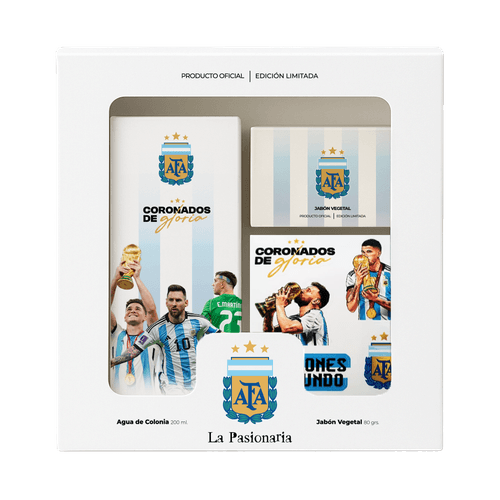 Colonia + Jabón "Coronados de Gloria" Selección Argentina