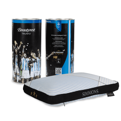 Almohada Simmons Beautyrest Triunfo Intelligent Foam 60x40 Selección Argentina