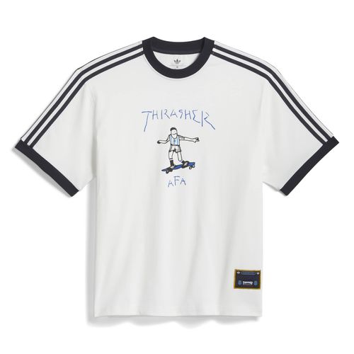 Remera Adidas Ringer Gonz Thrasher Selección Argentina