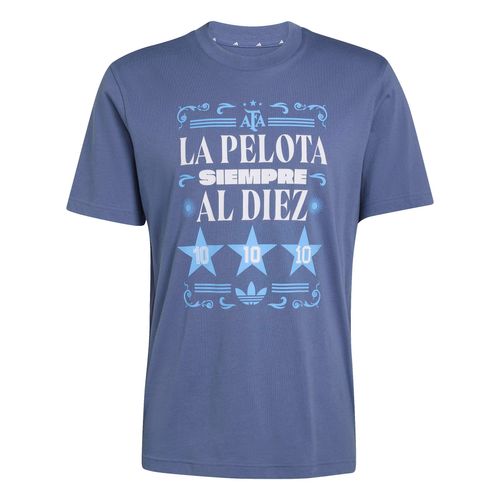 Remera Adidas " La Pelota Siempre al 10" Selección Argentina