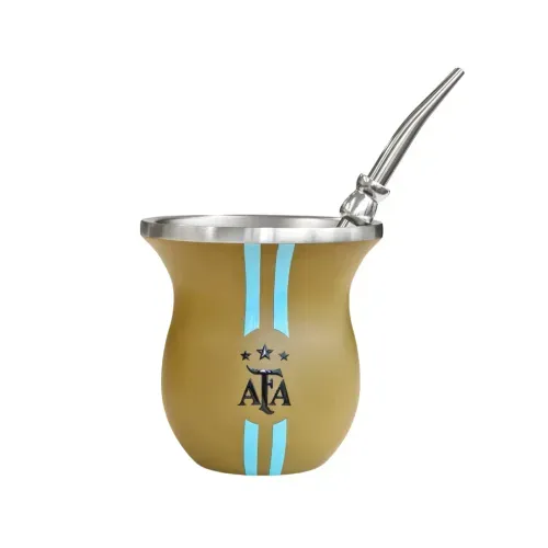 Mate Térmico Ed. Limitada Selección Argentina Dorado